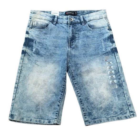 SOUTH POLE DENIM Bermuda Shorts Size 16 NWT - Picture 1 of 16